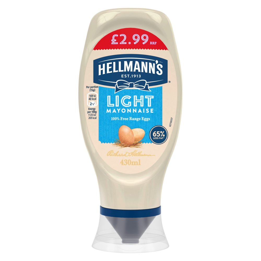 Hellmann’s Light Mayonnaise (430ml)