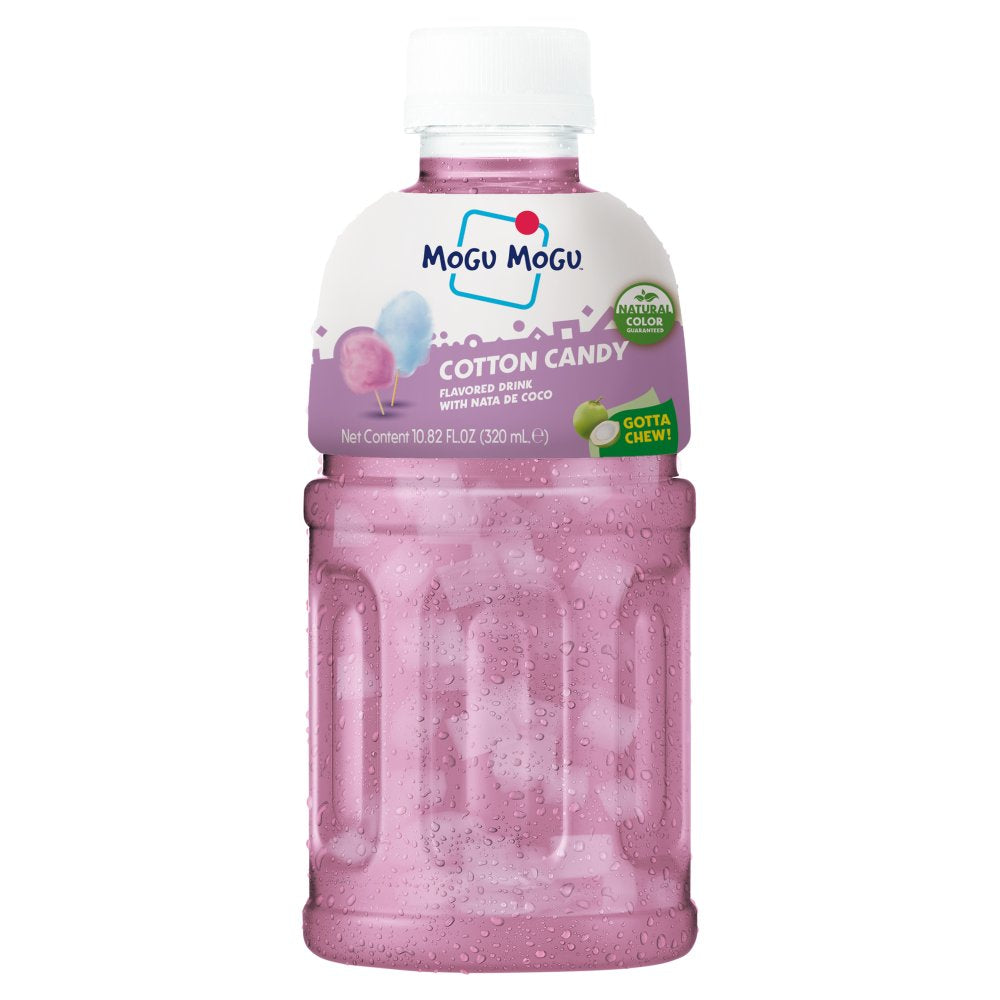 Mogu Mogu Cotton Candy Drink with Nata de Coco – 320ml