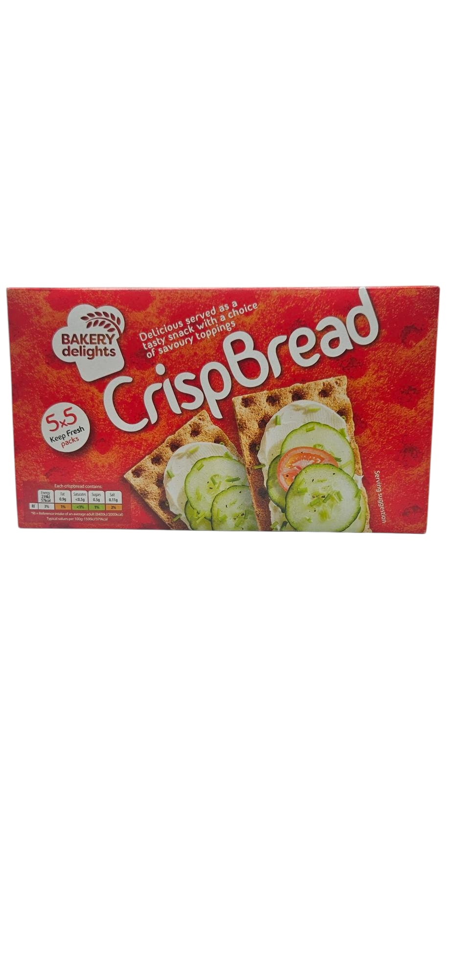 Bakery Delights Crispbread 375g (5x75g)