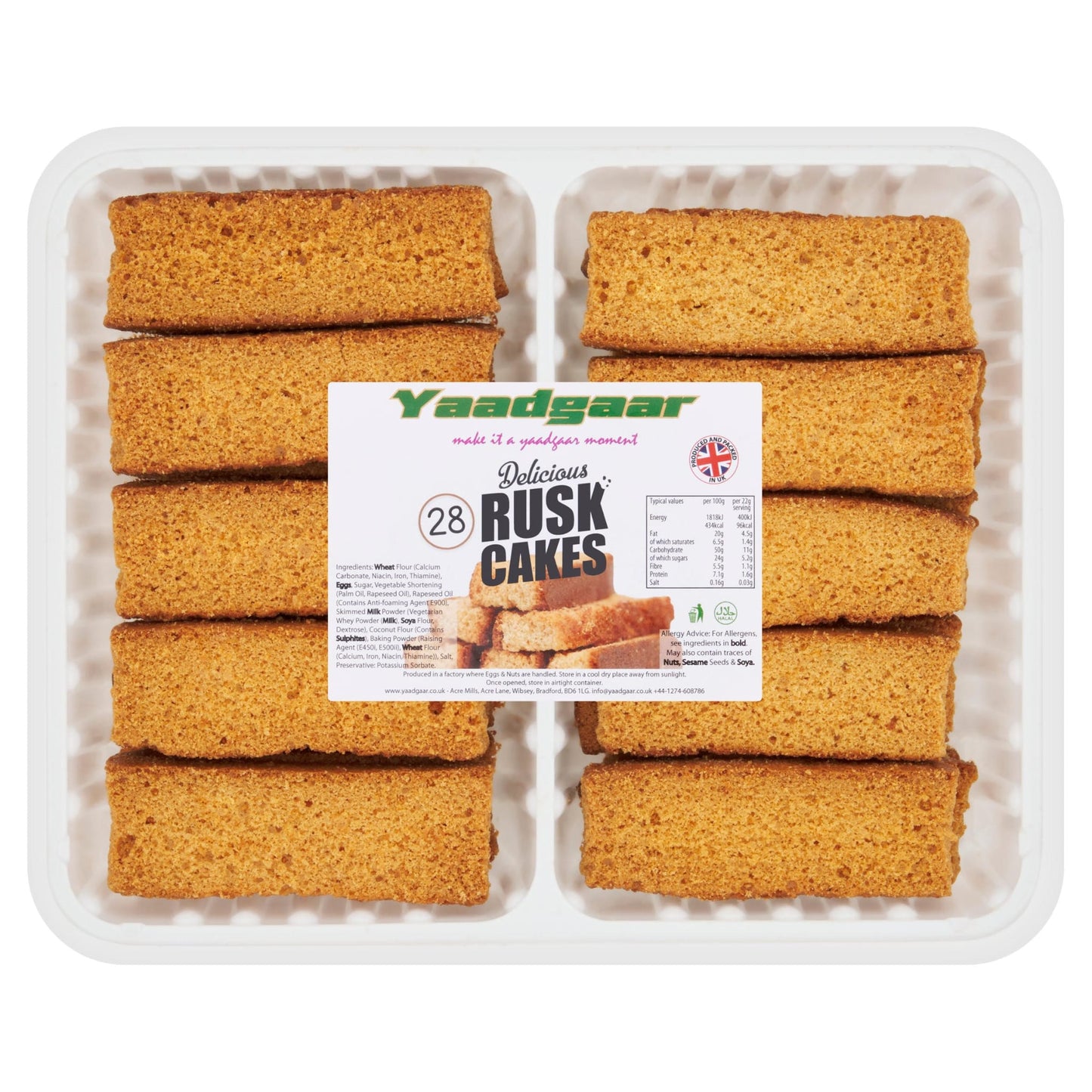 Yaadgaar 28 Delicious Rusk Cakes