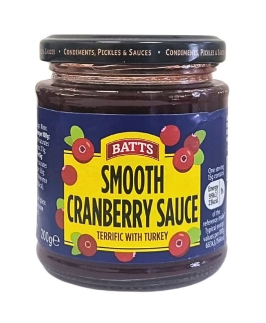 Batts Smooth Cranberry Sauce 200g