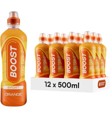 Boost Isotonic Sport Orange Drink – 12 x 500ml