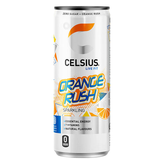 Celsius Orange Rush Can 355ml