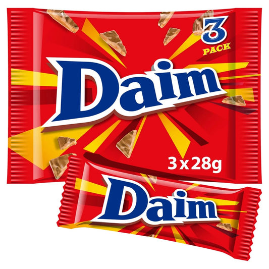 Daim Chocolate Bars – 3 Pack (3 × 28g)