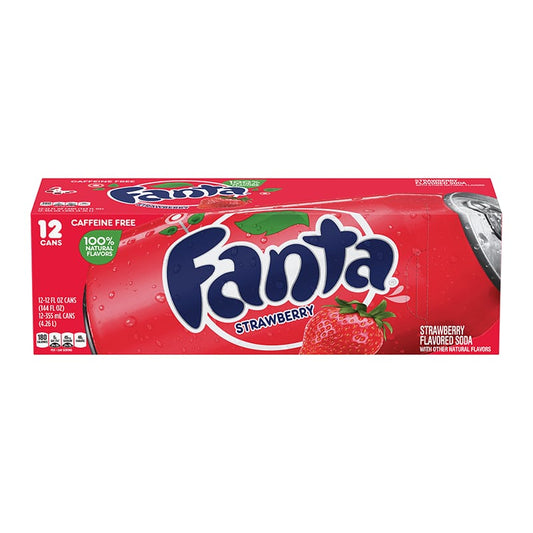 Fanta Strawberry Cans (12 x 355ml)