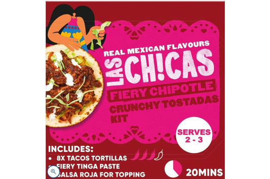 Las Chicas Fiery Chipotle Crunchy Tostadas Meal Kit 296g