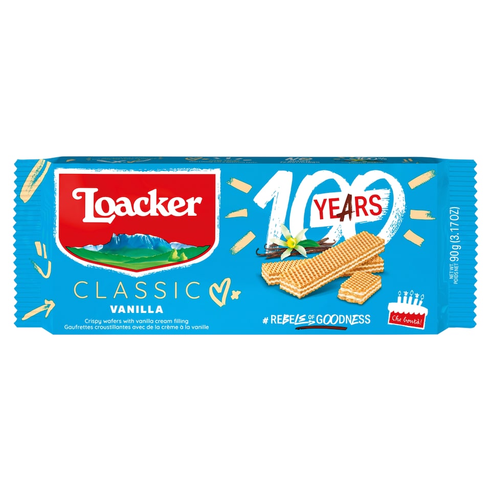 Loacker Classic Vanilla Wafers (90g)