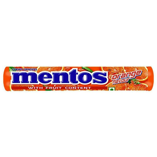 Mentos Orange Chewy Dragees 28.6g