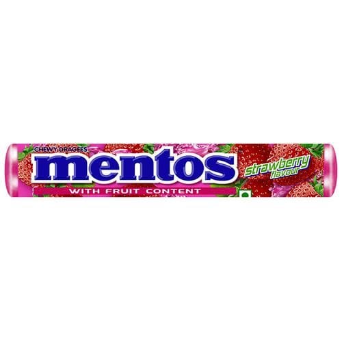 Mentos Strawberry Chewy Dragees