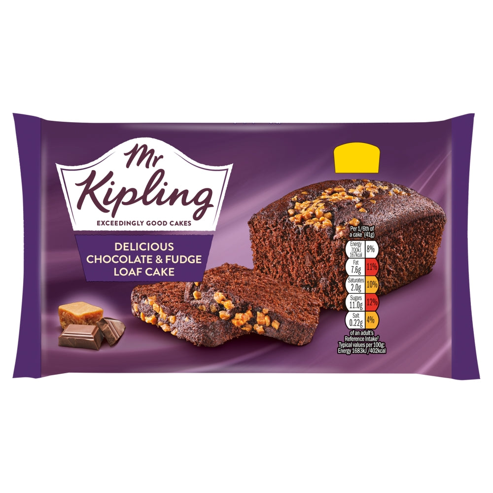 Mr Kipling Chocolate & Fudge Loaf Cake