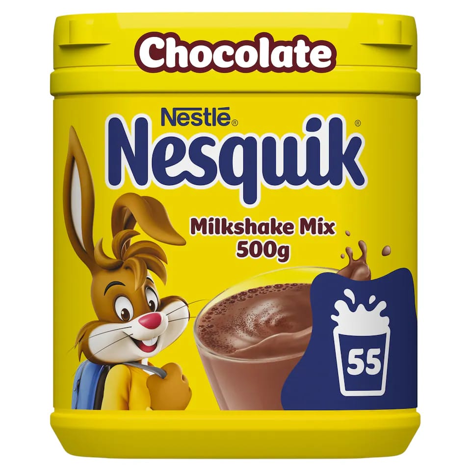 Nesquik Chocolate Flavoured Milkshake Powder 500g Tub