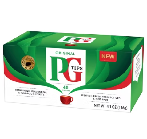 PG Tips Original Tea Bags – 40 Pack
