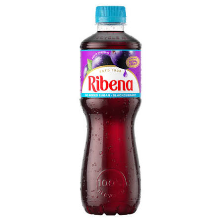 Ribena No Added Sugar Blackcurrant Drink (500ml)