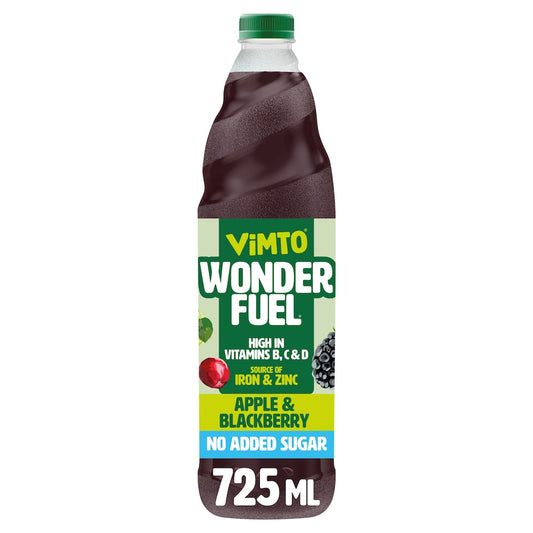 Vimto Wonder Fuel Apple & Blackberry No Added Sugar Drink 725ml