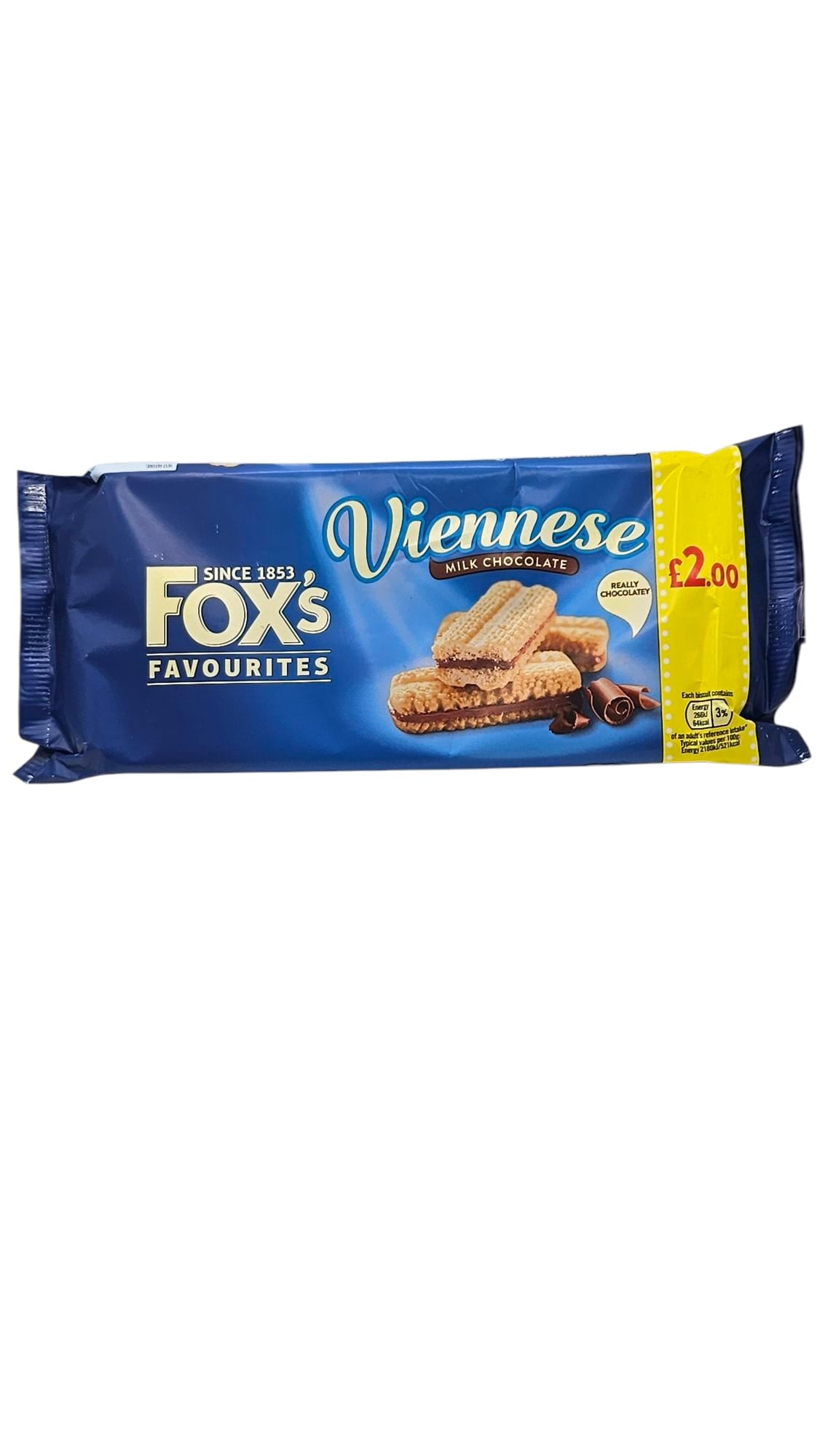 Fox's Chocolate Viennese Biscuits 120G pm £2.00