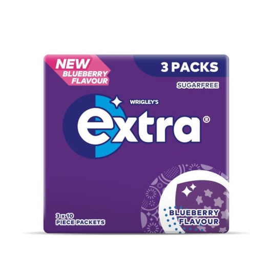 Wrigley’s Extra Blueberry Sugar-Free Chewing Gum – 3 Pack