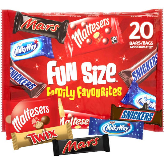 Mars Funsize Family Favourites 20 Pack