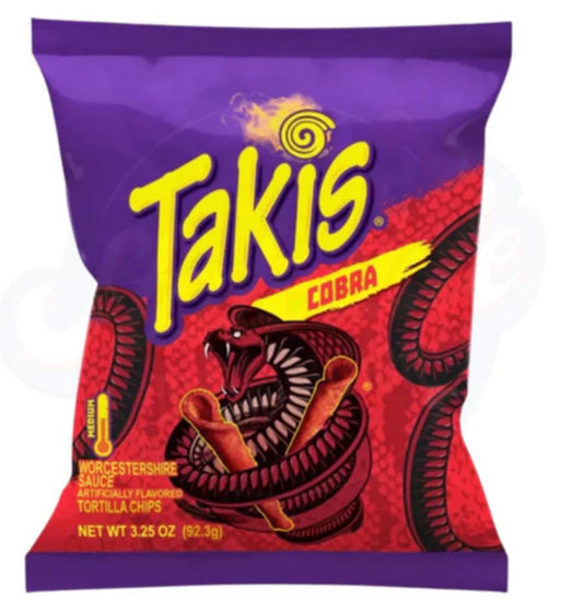 Takis Cobra Worcestershire Sauce Tortilla Chips 92.3g